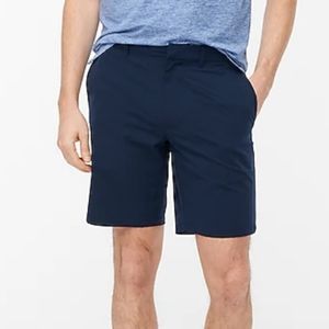 NWT J. Crew 9” Stretch Tech Short 29W x 9" Navy Blue